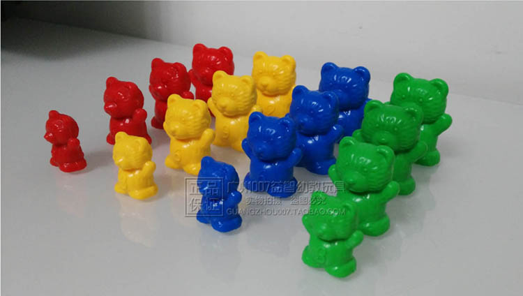 Rainbow Counting Bear Trọng lượng Gấu Montessori Khai sáng Thời thơ ấu 1-6 tuổi Công cụ dạy học Toán Đồ chơi tương tác giữa cha mẹ và con - Đồ chơi giáo dục sớm / robot đồ chơi thông minh