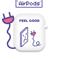 papa Manufacturing bureau Airpods protective cover cartoon silicone suitable for Apple wireless headset airpods2 generation