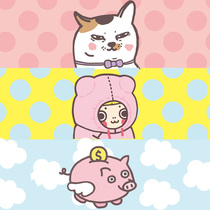 papa Manufacturing Bureau new original cartoon edging painting Suitable for Apple charger head multi-picture decorative stickers