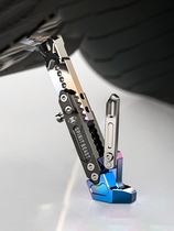 125 cross-country motorcycle bracket adjustable raised horizon single side support modified scooter decorative side tripod