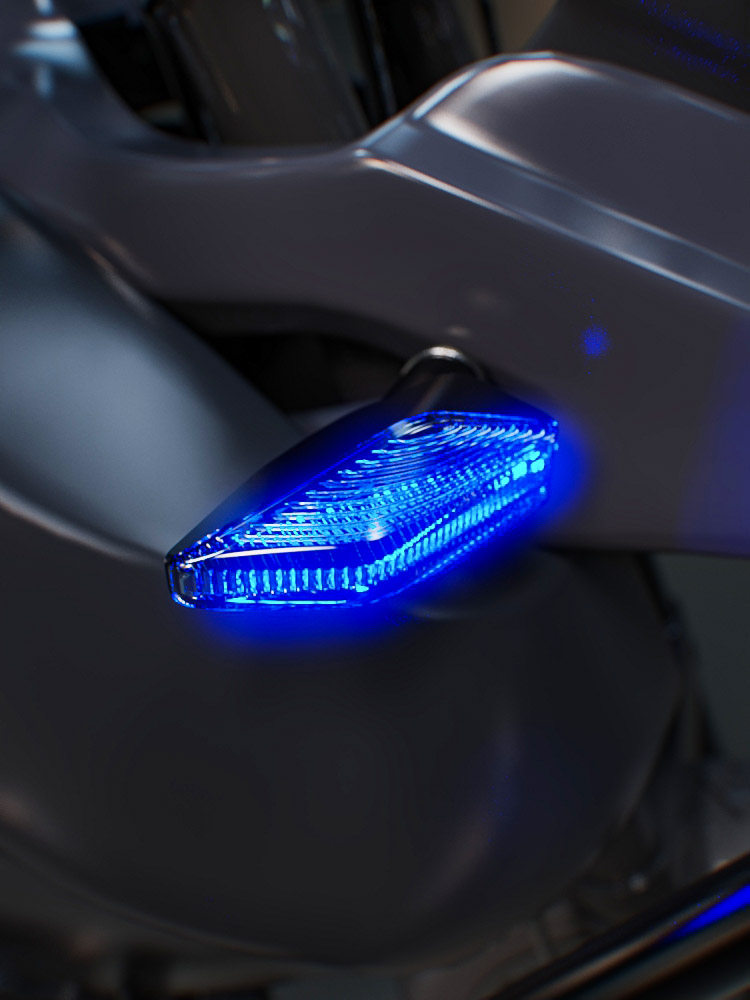 Spirit beast running water turn signal LED250NK marquee lamp modified electric vehicle general accessories motorcycle direction light