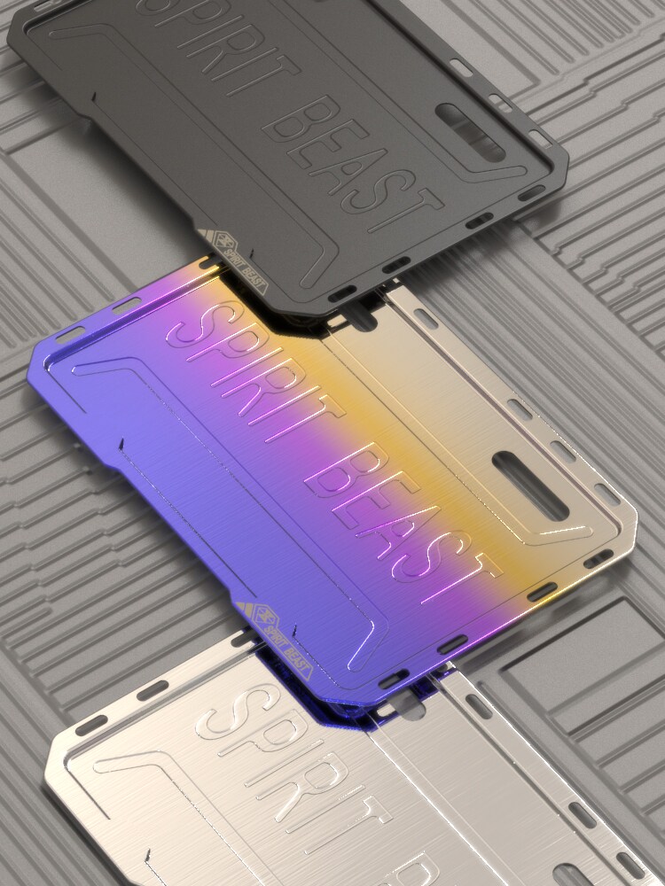 License plate frame modified 125 Yamaha locomotive rear license plate bracket electric vehicle decorative license plate set frame tail license frame