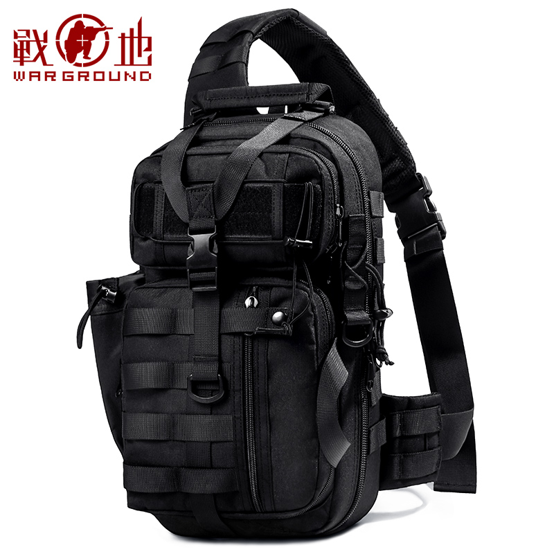 Field outdoor army fan archer backpack Camouflage work bag Multi-function oblique cross chest bag Tactical shoulder bag Men's bag