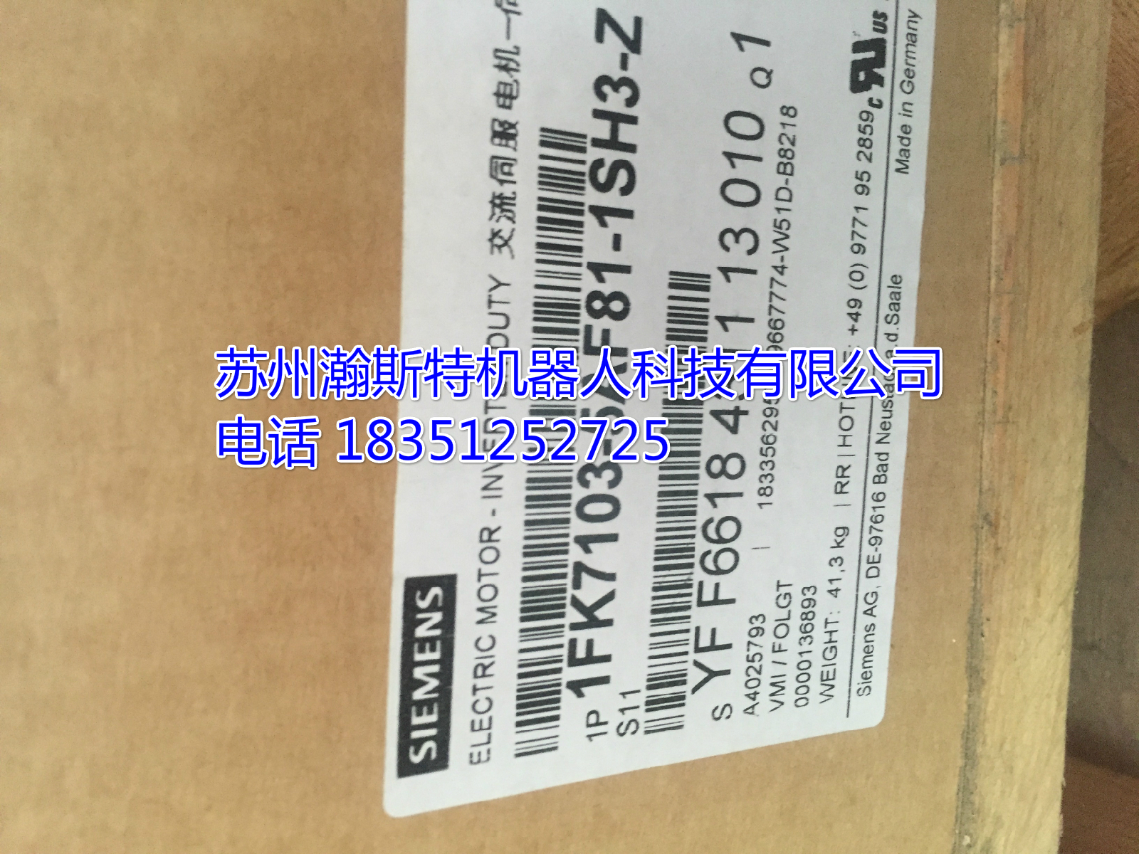 KUKA robot servo motor 00-136-893 1FK7103-5AF81-1SH3-Z 00136893