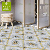  Yishan Retro B & B Small daisy tiles Nordic Balcony Garden Kitchen Bathroom Wall and floor tiles Flower pieces