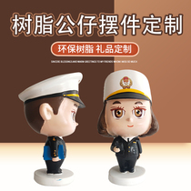 Resin dolls come to drawings and samples to customize cartoon image crafts desktop anniversary gift ornaments custom