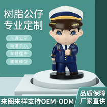 Resin cartoon doll blind box hand-made ornaments custom mascot doll doll model anniversary gift custom