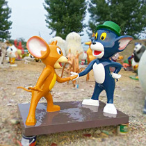 FRP sculpture ornaments corporate event anniversary mascot custom large outdoor hall image custom