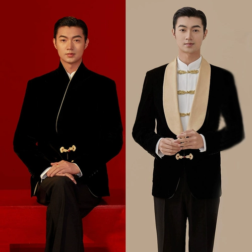 Реквизит для фотографии, ретро костюм, бархатный черный комплект подходит для фотосессий