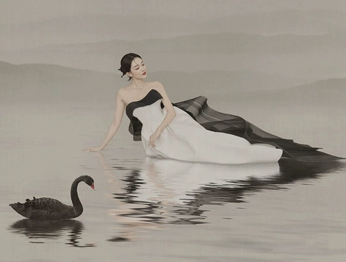 Ретро свадебное платье, китайский стиль, открытые плечи