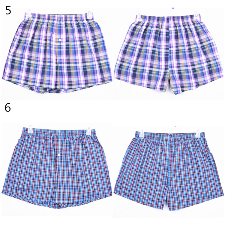 Một Luo quần nam cotton boxer shorts của nam giới lỏng đồ lót nhà quần short giản dị kích thước lớn