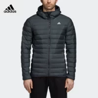Adidas adidas nam nhẹ và thoải mái dây kéo ngắn áo ấm xuống áo khoác CY8738 - Thể thao xuống áo khoác áo phao burberry nữ