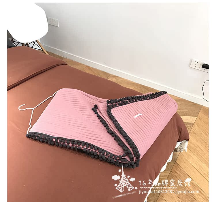 Hàng dệt kim chính hãng dệt kim mỏng chăn 180 * 200 có thể giặt được - Ném / Chăn chăn nỉ nhung