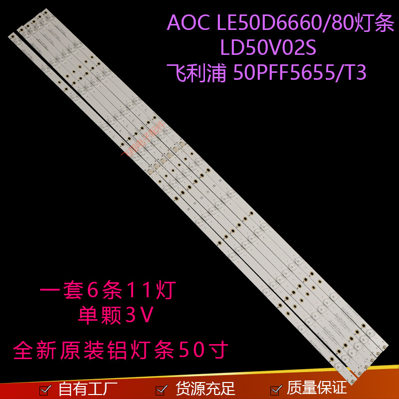 Custom crown AOC LE50D6660 80 LD50V02S light strip 50 inch LED 50U800 light strip 1 cover