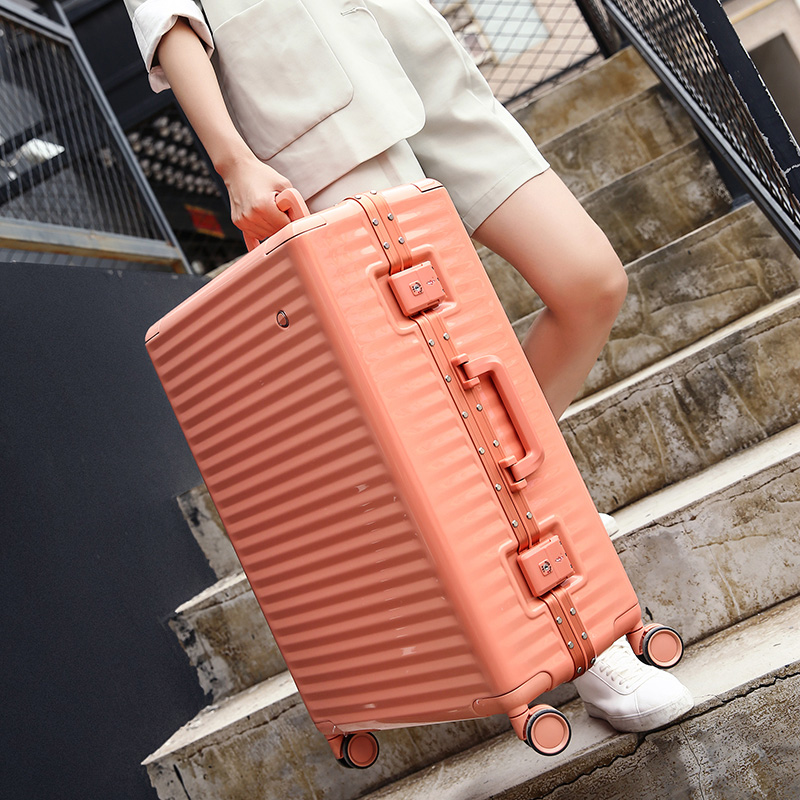 Small fresh student suitcase men and women suitcase mute universal wheel 24 inch trolley case luggage 20 boarding case 26