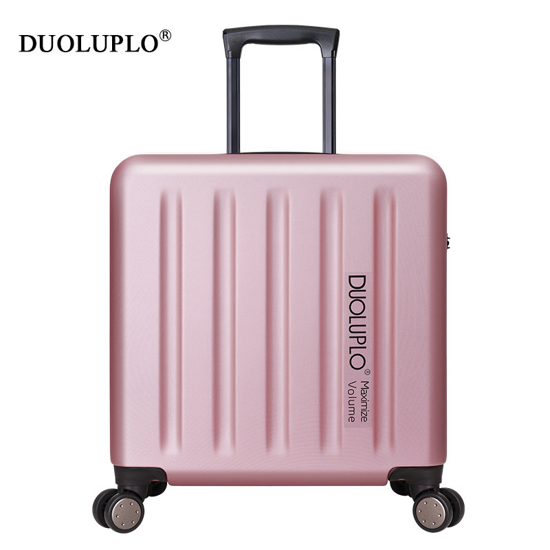 18-inch boarding case universal wheel small suitcase free checked light men and women password luggage mini trolley case