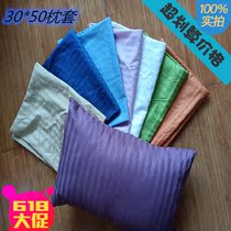 100% cotton pillow Removable and washable beauty bedspread accessories Beauty small square pillow 30*50 pillowcase Massage bed pillow