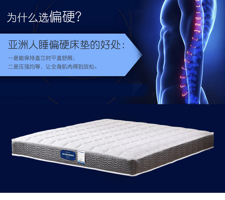 Hồng hippocampus chính hãng nệm lò xo đơn / đôi mùa xuân cộng với nệm Simmons màu nâu - Nệm giá nệm kymdan