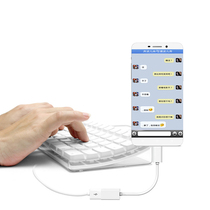 Jia OTG cable Android microusb mobile phone conversion keyboard connection USB transfer game data cable