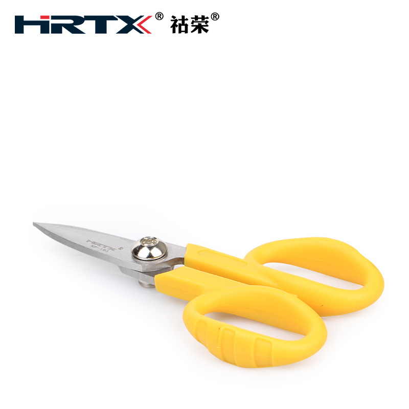 HRTX Hu Boom Electrician Scissors With Serrated Aramid Scissors Kevlar Wire Scissors KF-151 Fiber Scissors-Taobao