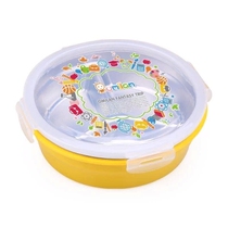 German EuroMilan Childrens compartment Dinner Plate Baby Separated Dinner Plate Cutlery 304 Stainless Steel Water Injection Insulation Lunch Box