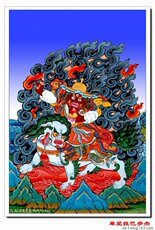 Китайская карта защиты от несчастий 三大护法神之铁匠丹坚护符手工特行眷顾打磨版不规则各不同图对比