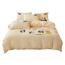 Cartoon Washed Cotton Quilts Single Piece single cotton pure cotton quilts 150X200X230cm Single double Dormitory Quilts