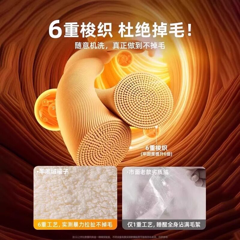 Milk Lamb Wool Blanket, Thickened and Warm, Winter Quilt, Nap Blanket, Sofa Cover Blanket, Quilt Core, Cotton Quilt, Winter Quilt, Spring and Autumn Quilt