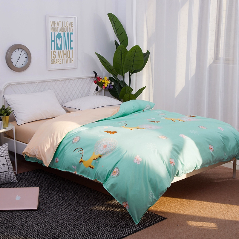 Học sinh một mảnh đơn ký túc xá chăn với 1,5 / 1,8 / 150 180 200 220 2 m m đặt đúp - Quilt Covers chăn tơ tằm