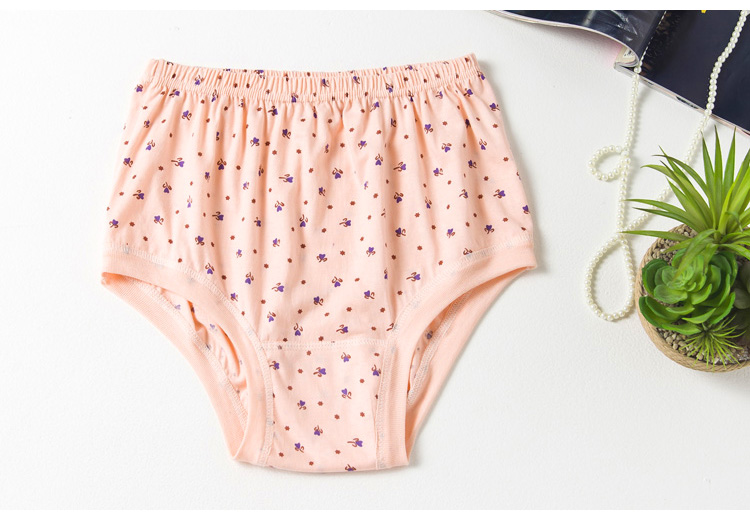 5 ông già béo đồ lót phụ nữ cotton cao eo quần short giữa và phụ nữ già quần ngắn mùa hè bà già quần mỏng quan lot sieu mong