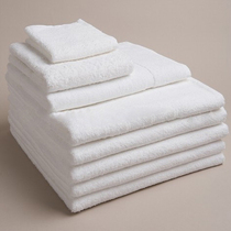 Hotel hotel bathroom supplies cotton white face towel square scarf Inn guest room wash towel 32 double thick