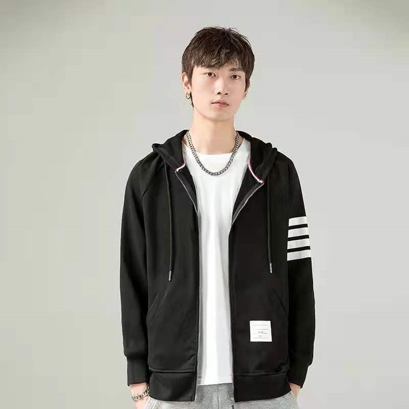 2022 New Spring Casual Jacket Men's Long Sleeve with Casual Printed Jacket Zipper Casual Fashion Jacket