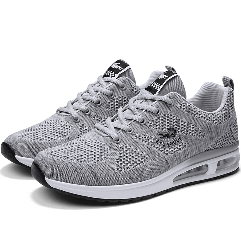 New Men's Shoes, Summer Breathable Mesh Running Shoes, Anti-Odor Soft-Soled Air-Cushion Sports Shoes, Crocodile Summer Mesh Shoes, Casual Shoes
