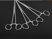 Experimental stainless steel needle holder forceps hemostatic forceps elbow straight head blood vessel forceps pet hair plucking forceps