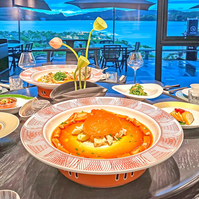 Imperial Crab Special Dish, Round Light Luxury Style Tableware, Large Lobster Steamed Fish Head Treasure Plate, High-Value Ceramic