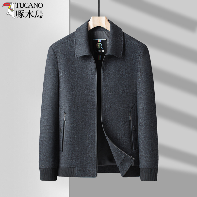 Woodpecker Brand New Spring and Autumn Jacket for Middle-Aged and Elderly Men, Grandpa's Top, Middle-Aged Dad's Clothing, Elderly Men's Clothing Woodpecker Brand New Spring and Autumn Jacket for Middle-Aged and Elderly Men, Grandpa's Top, Middle-Aged Dad's Clothing, Elderly Men's Clothing