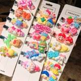 Кремовая заколка для волос, детский мультяшный набор материалов для школьников, милый аксессуар для волос ручной работы, «сделай сам», популярно в интернете