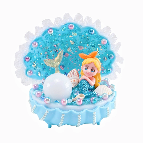 Кремовый клей DIY Shells Little Night Light Light Creative Creative Kids Dift Swing Coremer