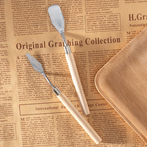 Художественный пигментированный кремовый чехол для телефона, лопата, скребок, DIY, поделки ручной работы