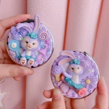 Кремовый портативный переносной складной мультяшный набор материалов, «сделай сам»