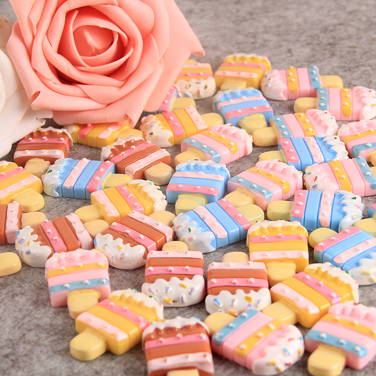 Ice cream ice cream cake simulation jam cream glue mobile phone protective shell handmade DIY resin accessories material package