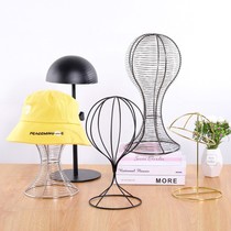 Simple European iron hat display rack hat rack hat holder clothing store hat rack household hat storage hat support display rack