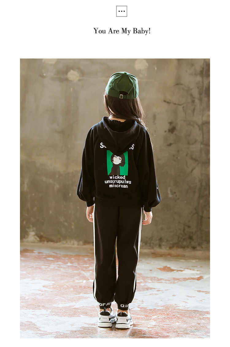 Cô gái mùa xuân 2019 phong cách mới phù hợp với hipster boy lớn mùa thu Hàn Quốc trẻ em thể thao phù hợp với hai mảnh đồ sơ sinh cho bé