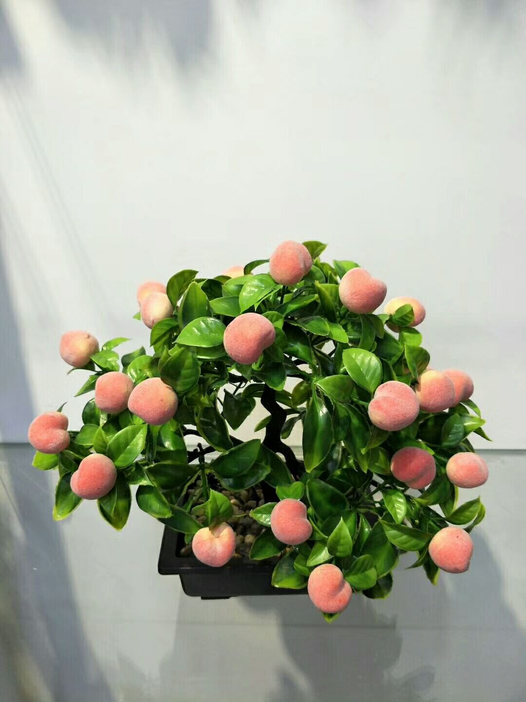 Mô phỏng cây ăn quả bonsai cam táo đào lựu chậu trong nhà phòng khách trang trí hoa giả trang trí - Trang trí nội thất trang trí nhà đẹp