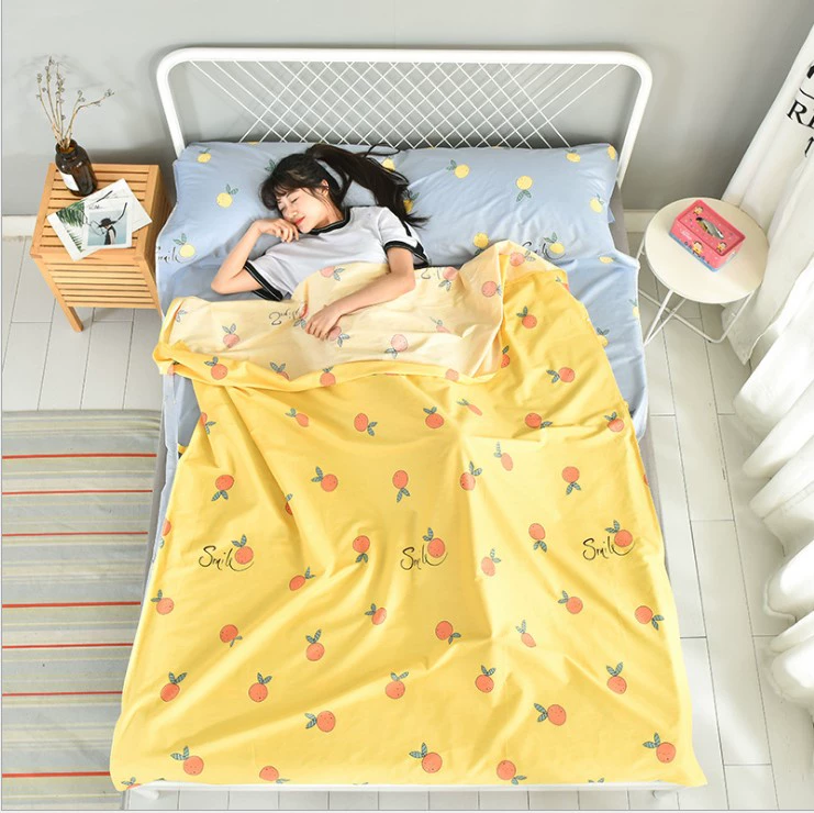 Túi ngủ du lịch, khách sạn cotton bẩn, túi ngủ bẩn, khăn trải giường người lớn, bẩn đôi di động - Túi ngủ túi ngủ quân đội