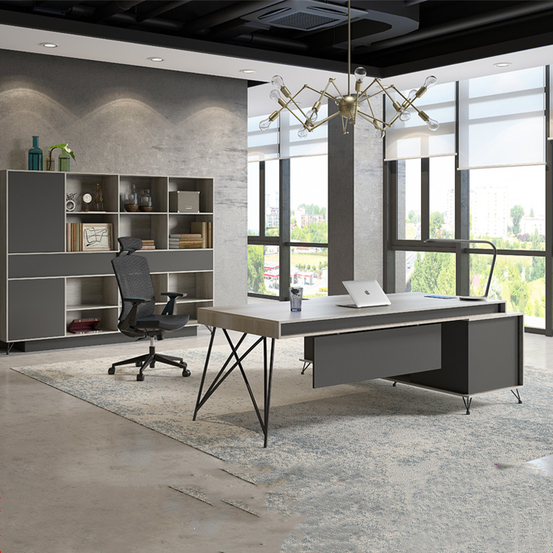 Boss Table President Table Big Bandae Brief Modern Furniture Manager Table Desk Desk Chair Combinations