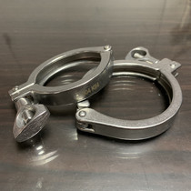 Sanitary 304 quick-loading clamp Chuck hoop stainless steel precision casting quick-fitting snap fitting clamp hoop