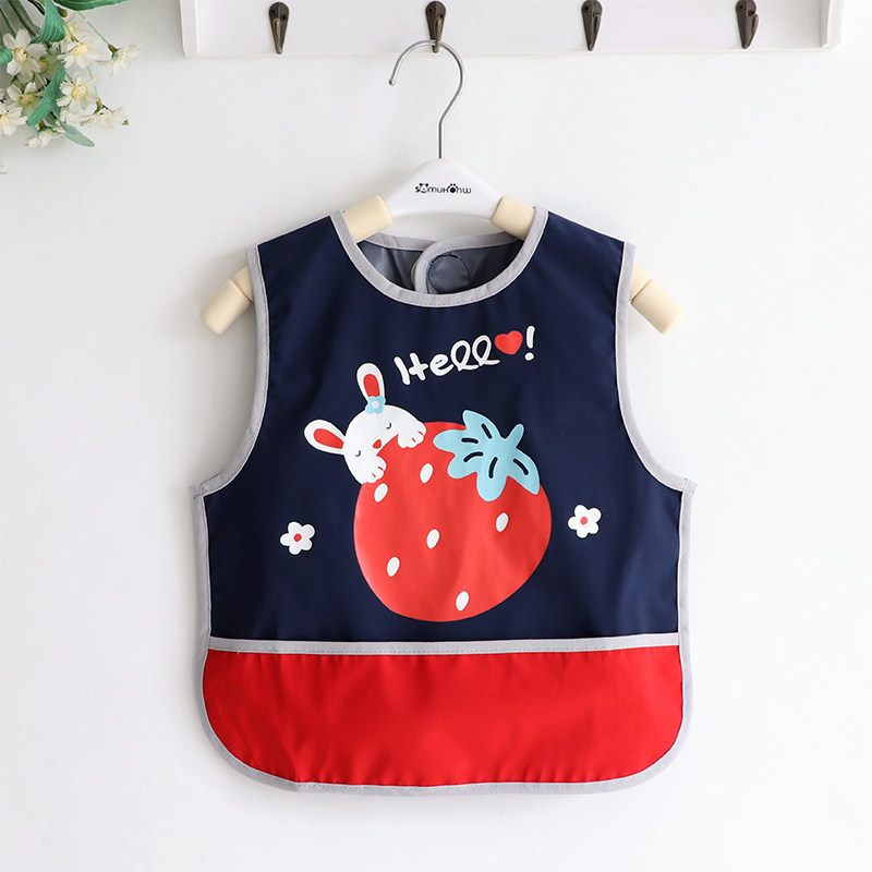 Hello Baby Boy Girl Four Seasons Composite Cloth Vest Type Waterproof Apron baby hood Cloe Size Edition