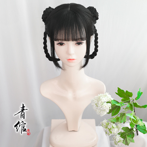 Chinese Hanfu wig princess fairy cosplay hair wig Chinese style Lolita fake hair Han suit ancient style ancient costume lovely girl whole wig headgear