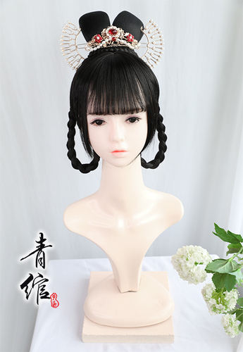Chinese Hanfu wig princess fairy cosplay hair wig Chang'e ancient costume ancient style cos wig Han Fu Girl Ru skirt Feitian wig 